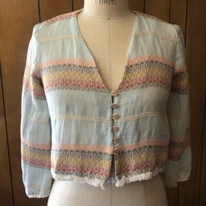 Zara Cotton/Linen Cardigan